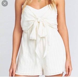 Show Me Your Mumu Melissa Striped Romper